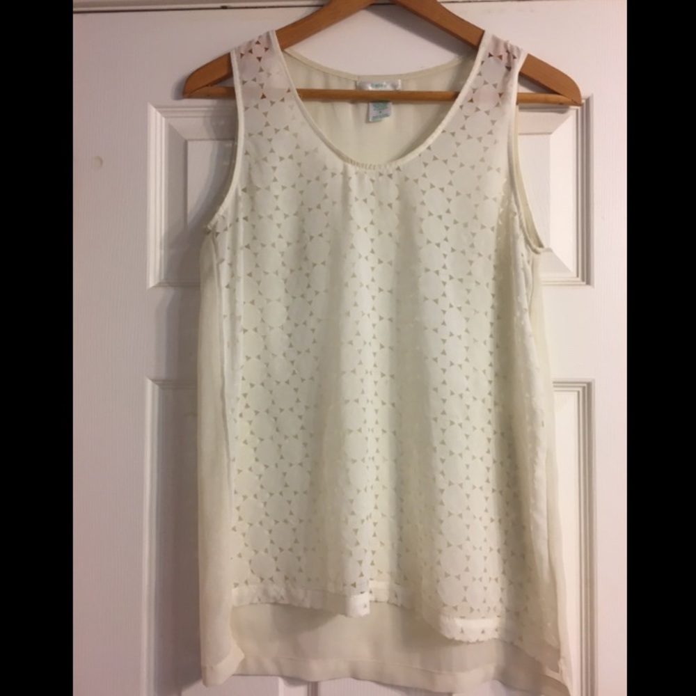 Esley Sheer Cutout Blouse